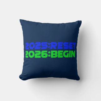 2025:RESET/2026:BEGIN Pillow クッション