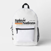 2025 Retro SpinNations Backpack プリントバックパック (正面)