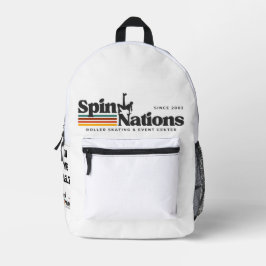 2025 Retro SpinNations Backpack プリントバックパック