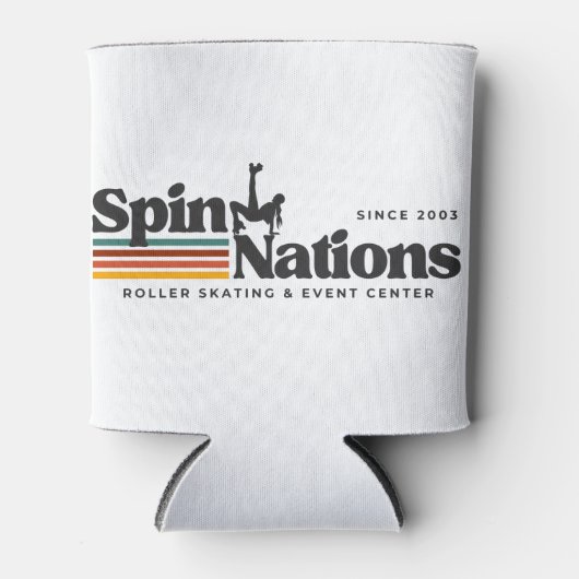 2025 Retro SpinNations Can Cooler 缶クーラー (正面)