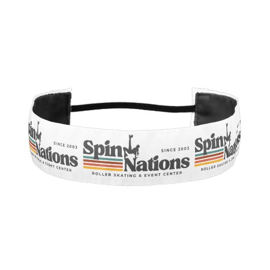 2025 Retro SpinNations Headband アスレチックヘッドバンド (正面)