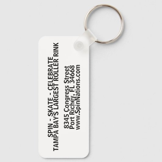 2025 RETRO Spinnations Keychain キーホルダー (裏面)