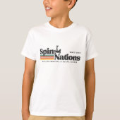 2025 Retro SpinNations Logo Kids T-Shirt Tシャツ (正面)