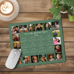 2025 Sage Green Multiple Photo Collageカレンダー マウスパッド<br><div class="desc">🌟2025 Sage Green Multiple Photo Collage Calendarマウスのパッドシンプルは、年に一度のカレンダーと18枚の写真を搭載しお気に入りのている。すべての色はカスタマイズ可能。祖父母素晴らし、父母、叔母、叔父、父母などへの贈り物！cedarandstring@gmail.comで連絡お問い合わせもしデザインまたはマッチング製品のサポートが必要です。</div>