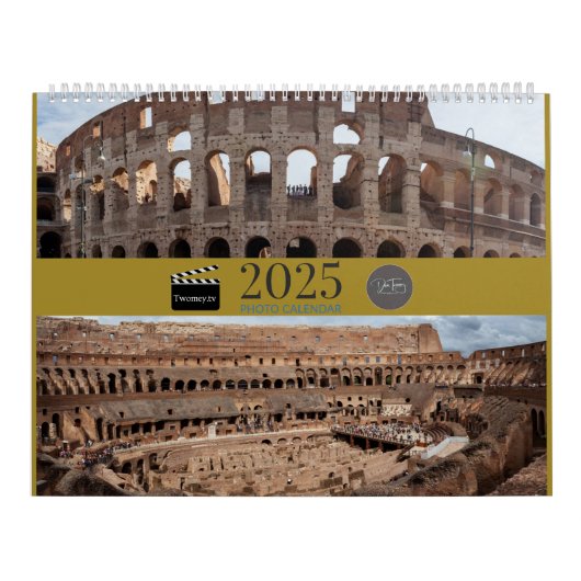 2025 San Francisco Bay Area、Dublin Ireland、イタリア カレンダー (カバー)