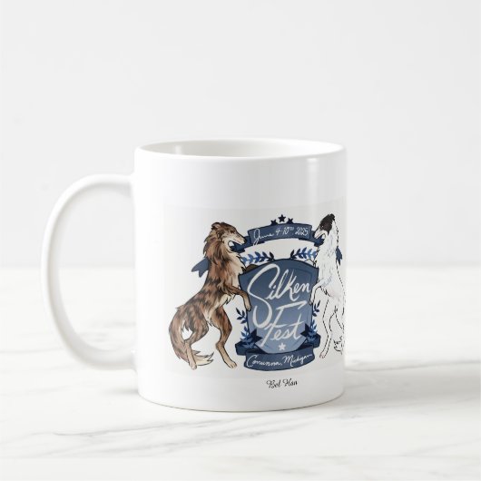 2025 Silkenfest logo mug コーヒーマグカップ (左)