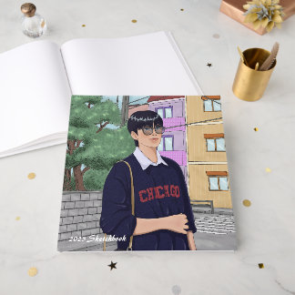 2025 Sketchbook for Artists – カスタマイズ可能 ゲストブック