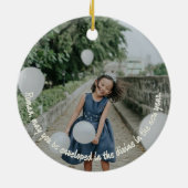 2025 Snake Year Lunar New Year Christmas 1写真 セラミックオーナメント (裏面)