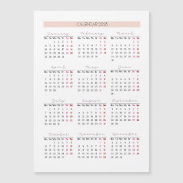 2025 Soft Blush Grid with Weekend Highlights