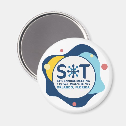 2025 SOT年次会議とToxExpoマグネット マグネット (正面/裏面)