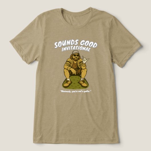 2025 Sounds Good 招待ゴルフ大会 Tシャツ (デザイン正面)