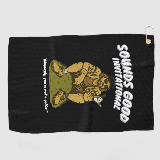 2025 Sounds Good Invitational Shirt ゴルフタオル (横)