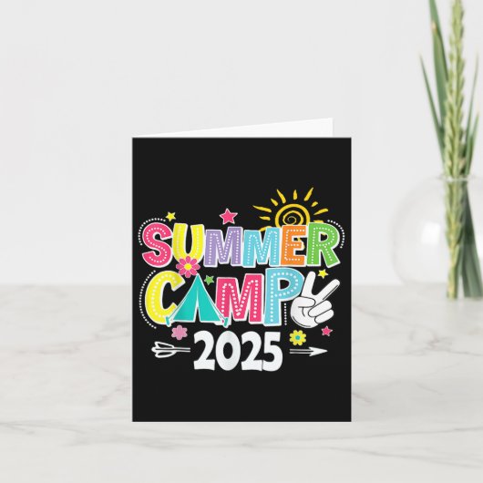 2025 Summer Camp 2025 Summer Vacation Matching Fam カード (正面)