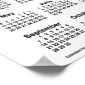 2025 Swallow Tail Caterpillar Calendar by Janz ポスター (角)