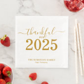 2025 Thanksgiving金ゴールドスクリプトモダン (インサイチュ)