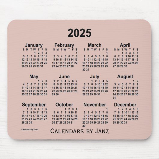 2025 Thistle Calendar by Janz Mouse pad マウスパッド (正面)