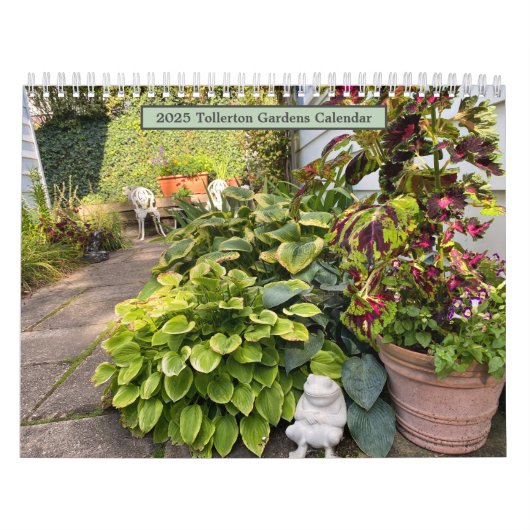 2025 Tolerton Gardens Calendar for Inger カレンダー (カバー)