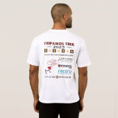 2025 Tripawdsマラソン参加者のパフォーマンス Tシャツ (裏面フル)