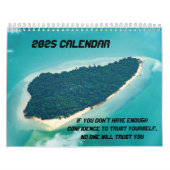 2025 vacation islands カレンダー (カバー)