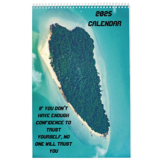 2025 vacation islands カレンダー (カバー)