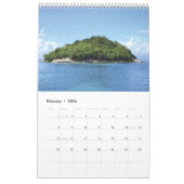 2025 vacation islands カレンダー (2月 2026)