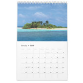 2025 vacation islands カレンダー (1月 2026)