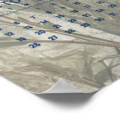 2025 Vintage フラワージャンクジャーナル ポスター (角)