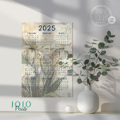 2025 Vintage フラワージャンクジャーナル ポスター