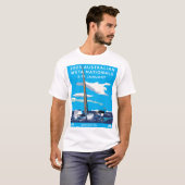 2025 Weta Nationals Tシャツ - 白/オレンジ (正面フル)