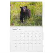 2025 Wildlife写真2ページ中カレンダー カレンダー (2月 2027)