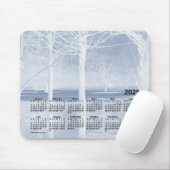 2025 Winter Landscape Calendar by Janz Mouse pad マウスパッド (マウス)