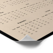 2025 Wood Duck Drake Wall Calendarポスター ポスター (角)