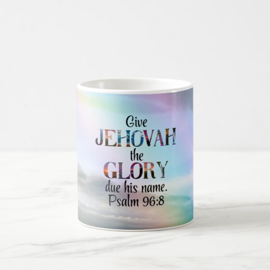 2025 Year Text Coffee Mug for Jehovah's Witnesses  モーフィングマグカップ (中央)