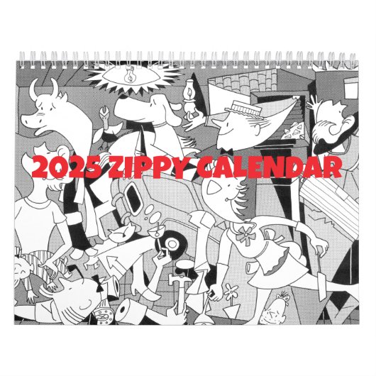 2025 Zippy Calendar by Bill Griffith カレンダー (カバー)