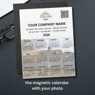 2026あなたのフォトビジネス磁石カレンダーのロゴQR