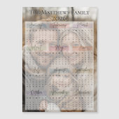 2026お洒落モダンHoliday Photo Calendar (正面)