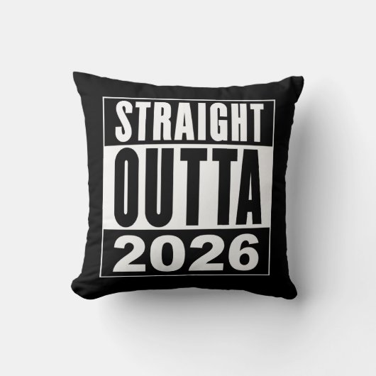 2026が最高だった クッション (正面)