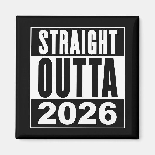 2026が終わっちゃう マグネット (正面)