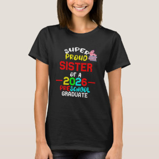 2026すごい年プリスクールK卒業生の姉妹 Tシャツ