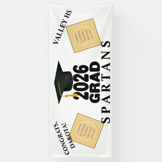 2026はっきりした年クラス 横断幕 (縦)