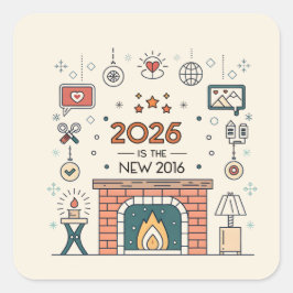 2026は新しい2016 Cozy Culture ベクター スクエアシール