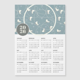 2026アイススケートカスタム写真磁気カレンダー