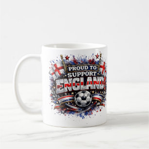 2026イングランドサッカーファン応援グッズ コーヒーマグカップ