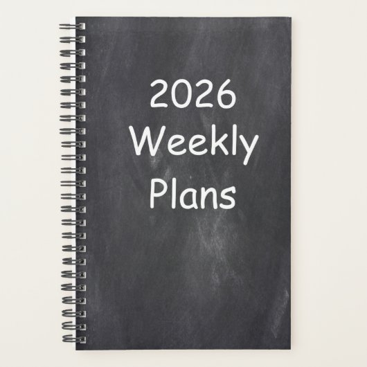 2026ウィークリープランズシンプルデザイン プランナー手帳 (正面)