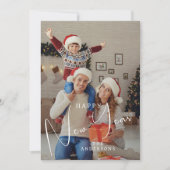 2026エレガント年モダン初めのご家族の写真 シーズンカード (正面)