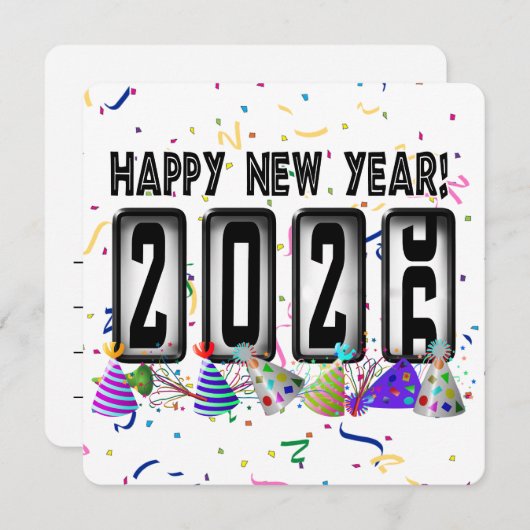 2026オドメータ年始パーティー 招待状 (正面/裏面)