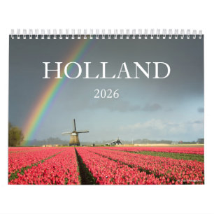 2026オランダ風景写真 カレンダー
