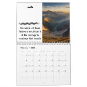 2026カスタマイズ可能な天体 – 写真を追加 カレンダー (2月 2026)