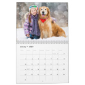 2026カスタムの写真モダン家族を作成 カレンダー (1月 2027)