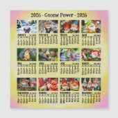 2026カスタムフォト格言カレンダー日曜日スタート (正面)